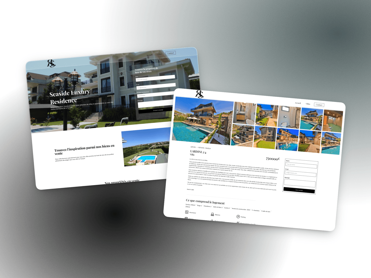 Plateforme immobilière — catalogue